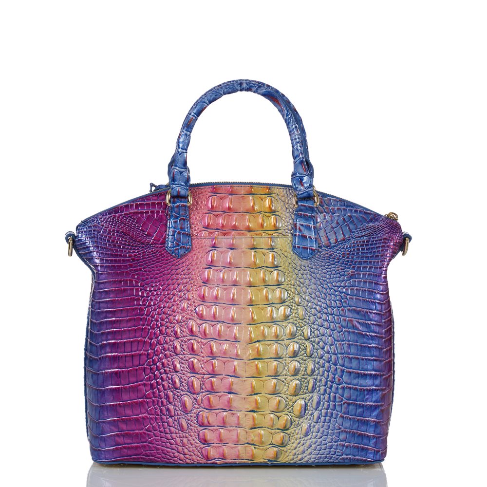 Brahmin Large Duxbury Satchel Magic Ombre Melbourne ID:Brahmin-203074