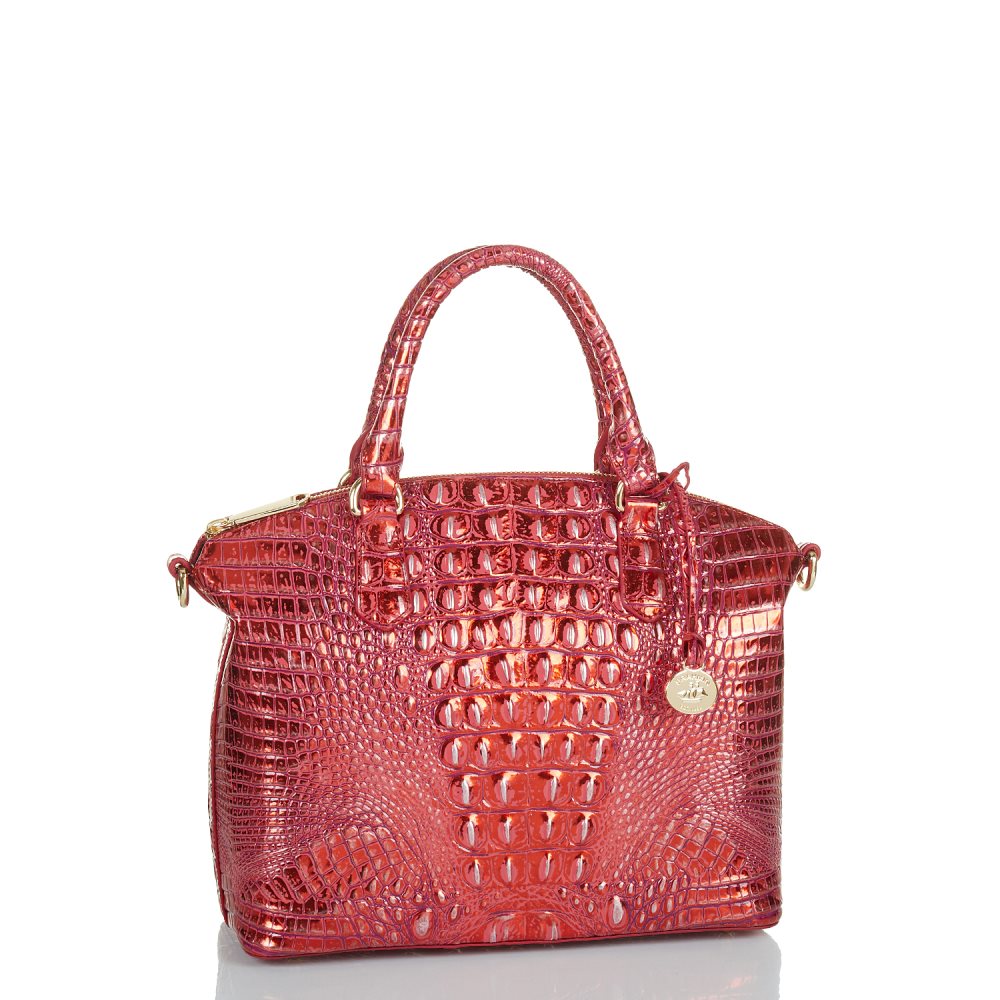 Brahmin Duxbury Satchel Red Dragon Melbourne ID:Brahmin-203043