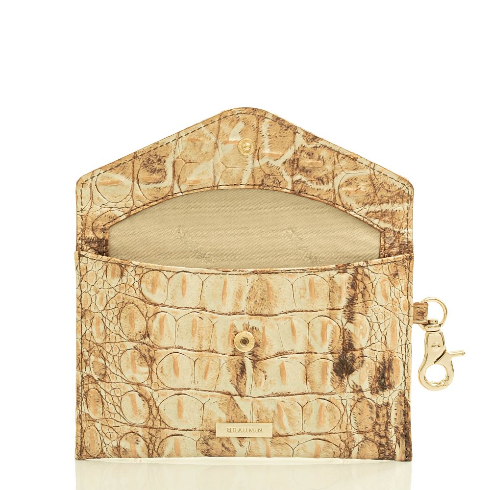 Brahmin Mini Envelope Case Camel Safari Melbourne ID:Brahmin-202703