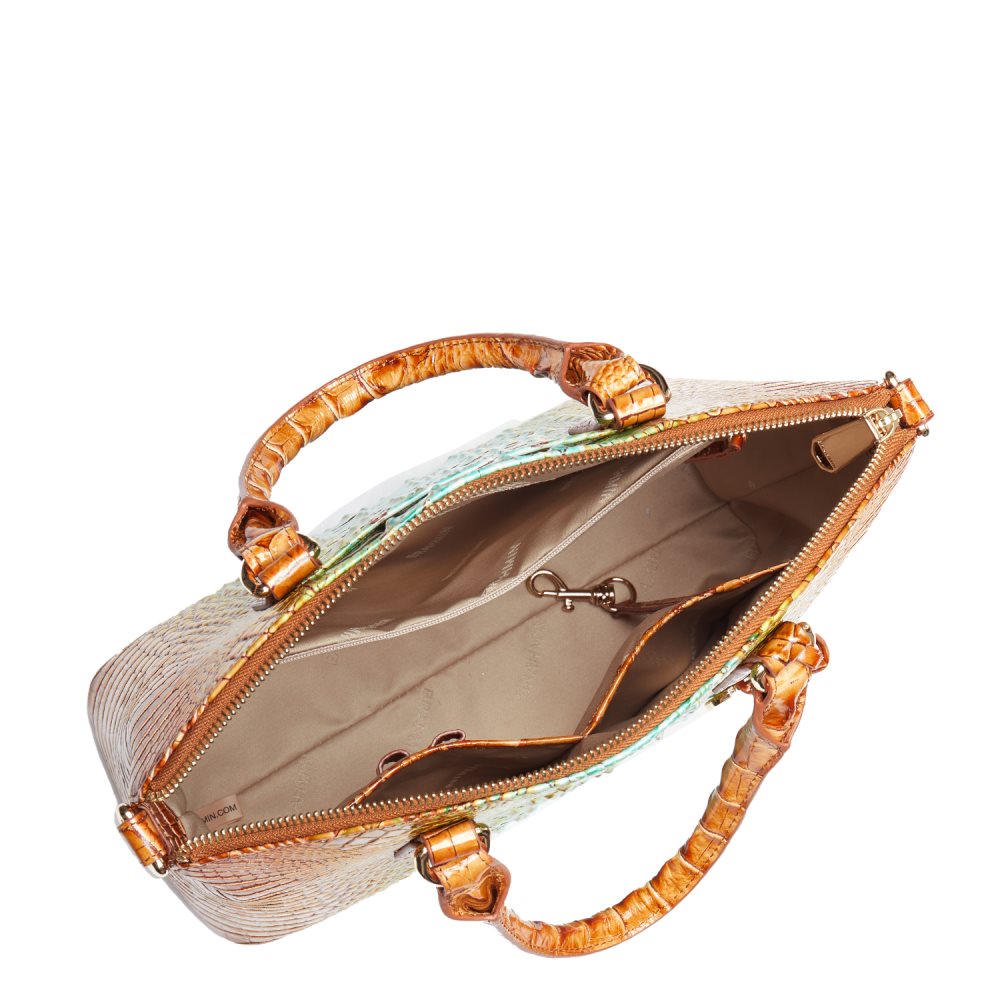 Brahmin Duxbury Satchel Cactus Ombre Melbourne ID:Brahmin-203058