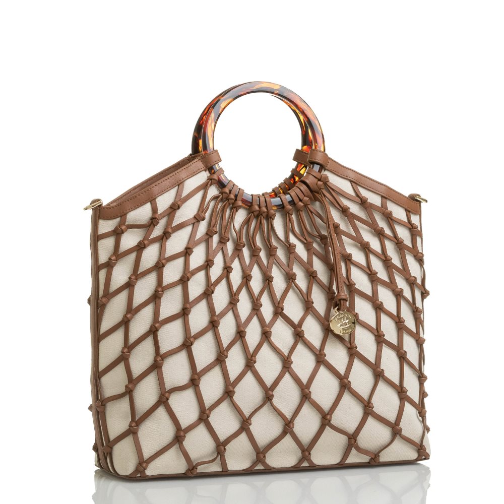 Brahmin Renata Dark Beige Carroway ID:Brahmin-202959