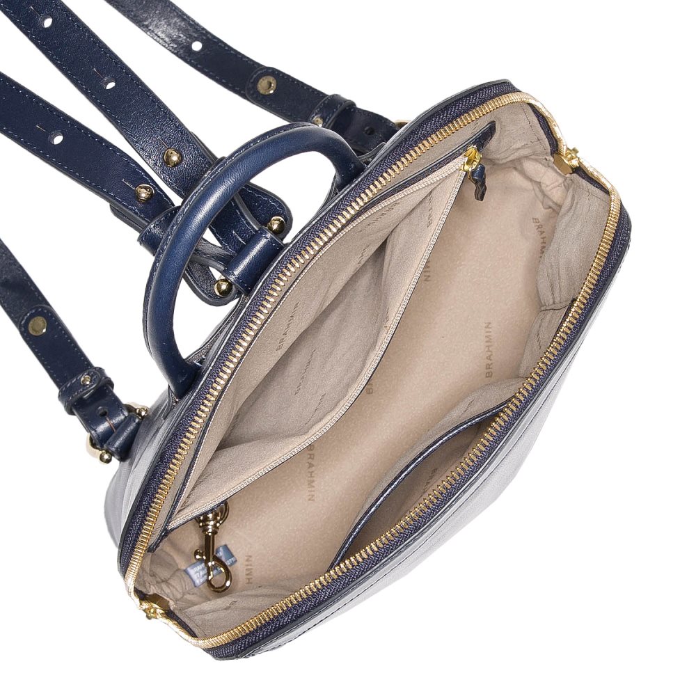 Brahmin Rosemary Navy Topsail ID:Brahmin-203529