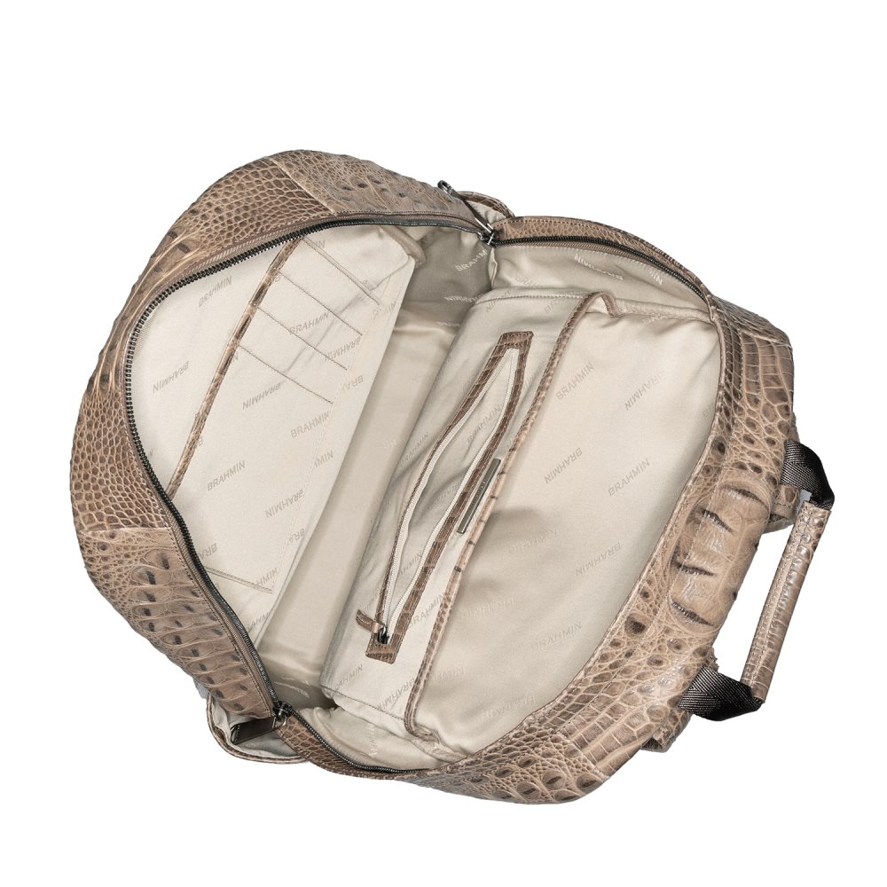 Brahmin Lucas Backpack Biscuit Valley ID:Brahmin-203513
