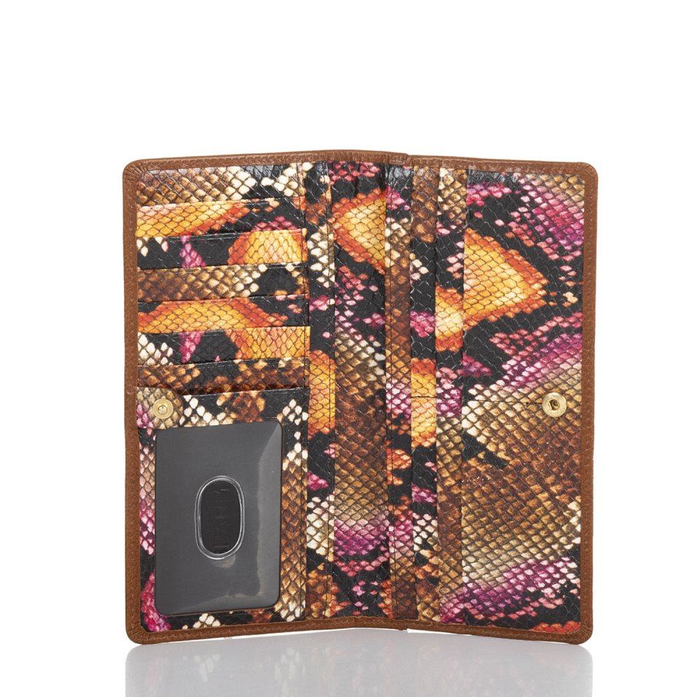 Brahmin Ady Wallet Cognac Dunaway ID:Brahmin-202577
