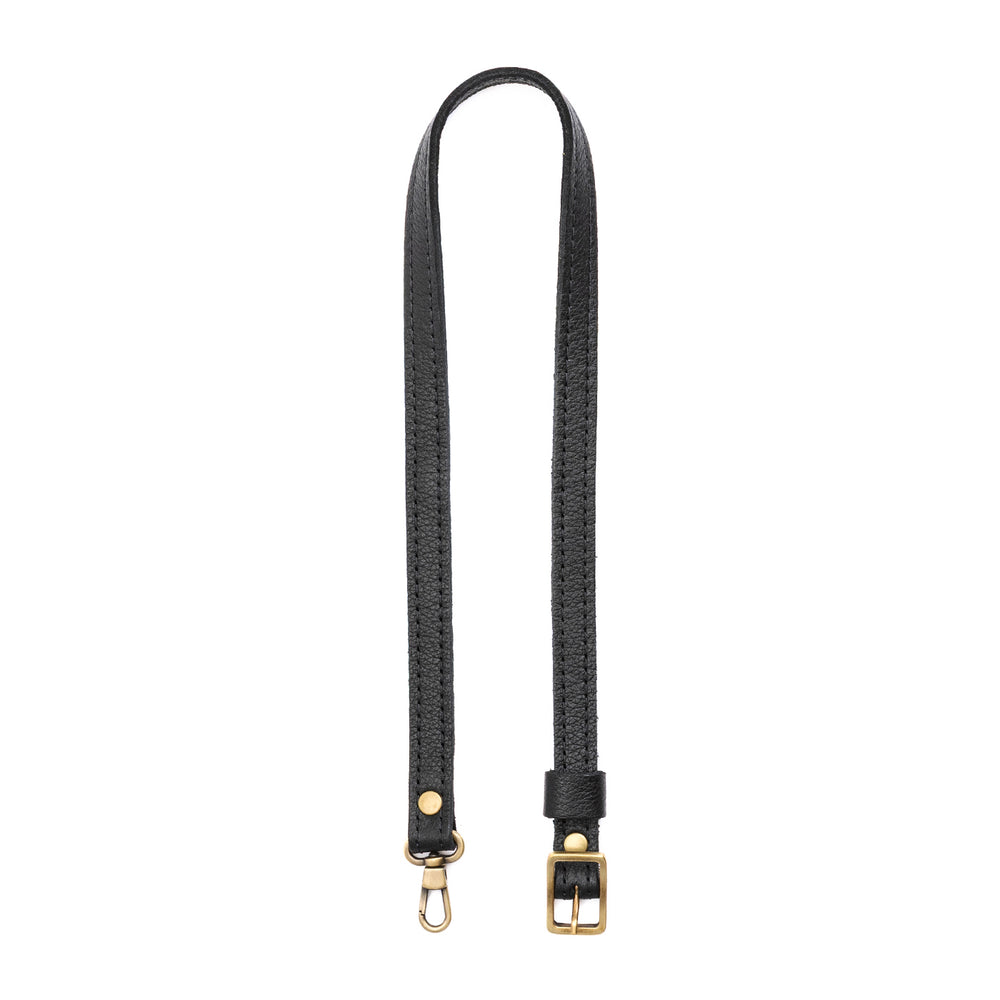 Portland Small Crossbody Strap Extender - Pebbled black Portland Small Crossbody Strap Extender - Pebbled black